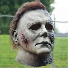 Michael Myers Halloween Scary Kills Horror Movie Cosplay Costume Latex Full Mask picture