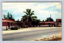 Hialeah FL-Florida, Breezeway Motel, Advertising, Antique Vintage Postcard picture