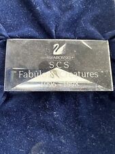 Swarovski SCS 1996-1998 Fabulous Creatures Crystal Title Plaque picture