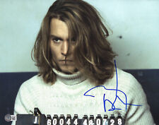 JOHNNY DEPP SIGNED 'BLOW' 11X14 PHOTO AUTOGRAPH BECKETT BAS picture