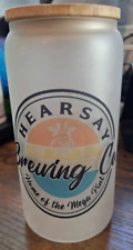 Hearsay Brewing Company Johnny Depp Trial Glass Cup picture