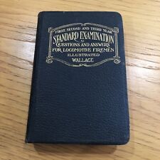 1918 Standard Examination for Locomotive Firemen Illustrated Wallace F Drake Co picture