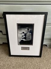 Disney Gallery LE Walt Disney Mickey Came Into Our Life photograph Framed COA picture