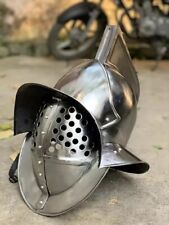 Medieval Larp Farbri Murmillo Gladiator Helmet Medieval Knight Cosplay Helmet picture