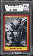 2020 Upper Deck Marvel Ages #185 MOON KNIGHT MGS Graded 10 Gem Mint  picture