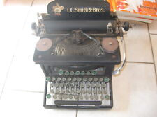 LC Smith & Bros Corona Manual Typewriter Vintage 1910-1925 Black No. 8 / 10