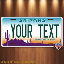 Custom Arizona  Aluminum Vanity License Plate Tag Personalized New picture