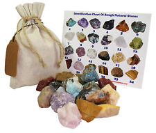 Mixed Rough Raw Natural Stones 1 Lb Bulk Reiki Chakra Healing Crystals Mineral picture