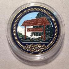 Camp David Presidential Retreat Challenge Coin Airtite Plastic Capsule  picture