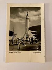 1956 Disneyland Black & White Postcard Made in Germany Vintage Rare HTG picture