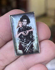Edward Scissorhands enamel pin Johnny Depp 90s Movie Tim Burton Hat Lapel Bag picture