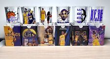 Kobe Bryant Collectible Shot Glasses, set of 6 W/ Matching Gift Boxes picture