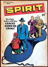Spirit #8 - 1947 - Quality Comics - Lou Fine Cover - Missing Back Cover picture