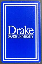 Drake University Vintage Single Swap Playing Card 5 Diamonds picture