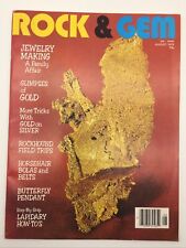 1978 AUGUST ROCK & GEM MAGAZINE Leaf Gold Breckenridge CO Butterfly Pendant GA picture