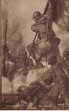 WWI Battle of Verdun Douaumont France by Artist L Jonas Vintage Postcard picture