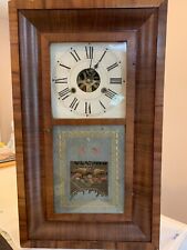 ANTIQUE GEORGE MARSH OGEE 30-HOUR SHELF CLOCK.  picture