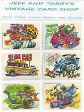 1980 TOPPS WEIRD WHEELS Sticker Cards YOU PICK FROM SCANS picture