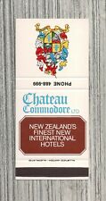 Matchbook Cover-Chateau Commodore Hotels Christchurch New Zealand-5254 picture