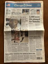 Chicago Tribune Covering The Michael Jordan Retirement From NBA Oct 7 1993 picture