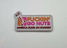 Dunkin Donuts Go Nuts Guns USA 3D PVC Tactical Morale Patch - Hook Backed   picture