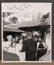 JFK John F Kennedy in Yosemite 1962 autographed photograph & Correspondence picture