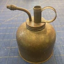 Vintage Oil Can Industrial Decor Thumb Pump Made In Hong Kong B2 picture