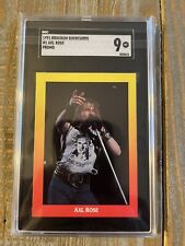 AXL ROSE GUNS N' ROSES 1991 Brockum ROCKCARDS PROMO SAMPLE Card #1 -- SUPER RARE picture