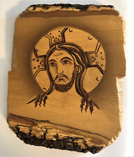 Azur,  Jesus Wood Hand  Carved Icon, Loppiano Florence,  Italy picture