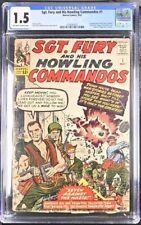 SGT FURY AND HIS HOWLING COMMANDOS #1 CGC 1.5 1ST SGT FURY DUM DUM DUGAN HOWLERS picture