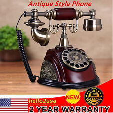 Vintage Style Rotary Phone Princess French Style Old Fashioned Handset Telephone picture