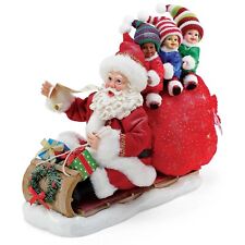 Possible Dreams Santa on Sled Children Christmas Department 56 Figurine 6010211 picture