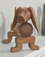Vintage Wooden Dachshund Dog Sculpture picture