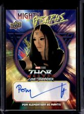 2023 UD Thor Love & Thunder MIGHTY GRAPHS AUTOGRAPH POM KLEMENTIEFF AUTO MG-PK picture