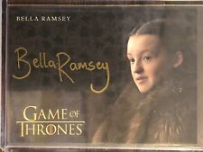 2018 Rittenhouse Game of Thrones Bella Ramsey from The Last of Us AUTO AUTOGRAPH picture