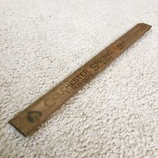 Vintage Wood Ruler COLCHESTER SPADING BOOT Advertising 15