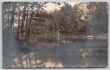Postcard Vassar Lake Poughkeepsie NY area 1910 RPPC V190 picture