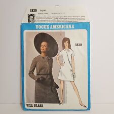 1967 Vogue Americana Bill Blass Mod Dress 1830 Sz 16 Bust 36 Chic A-line w Label picture