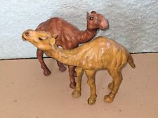 2 Wonderfully Handcrafted Very Old Leather North African Camels picture