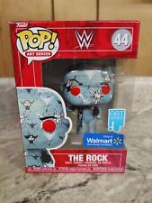 Funko POP WWE - The Rock #44 Art Series Walmart  Exclusive... NO Protector picture