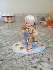 Vintage Your Lucky Star Guardian Angel Figurine Libra Napco Midcentury picture