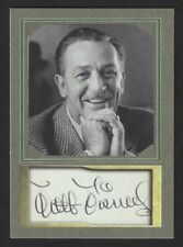 WALT DISNEY - ACEO TRADING CARD WITH AUTOGRAPH REPRO picture