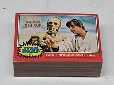 Vintage Star Wars 1977 Topps Red Card Set - Sealed in Plastic picture