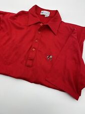 Vintage Pickering Active Sportswear’s Georgia Bulldogs Embroid Logo Polo XL Red picture