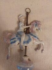 1990 Paul Sebastian Carousel Horse with Young Rider Figure picture