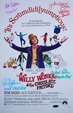 WILLY WONKA POSTER AUTOGRAPHED, SIGNED BY FOUR, PLUS EXTRAS 11