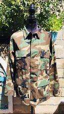 Vintage Military Hot Weather Woodland Old Vibe Camouflage Button Field Jacket MR picture