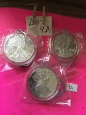 Set 3 Lot Coin Keychains 1900-2019-2029 Copies Junk Drawer Estate Find Read picture