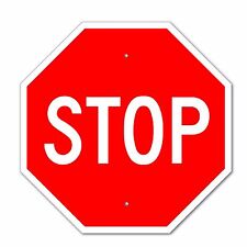 Stop Sign Aluminum Metal Road Highway Traffic 24