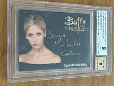 Sarah Michelle Gellar 2017 Buffy The Vampire Slayer Gold Autograph BGS 9 Auto 9 picture